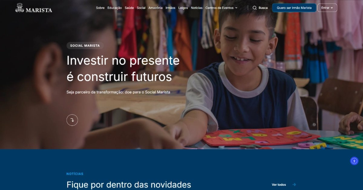 Foto publicada no site da escola.